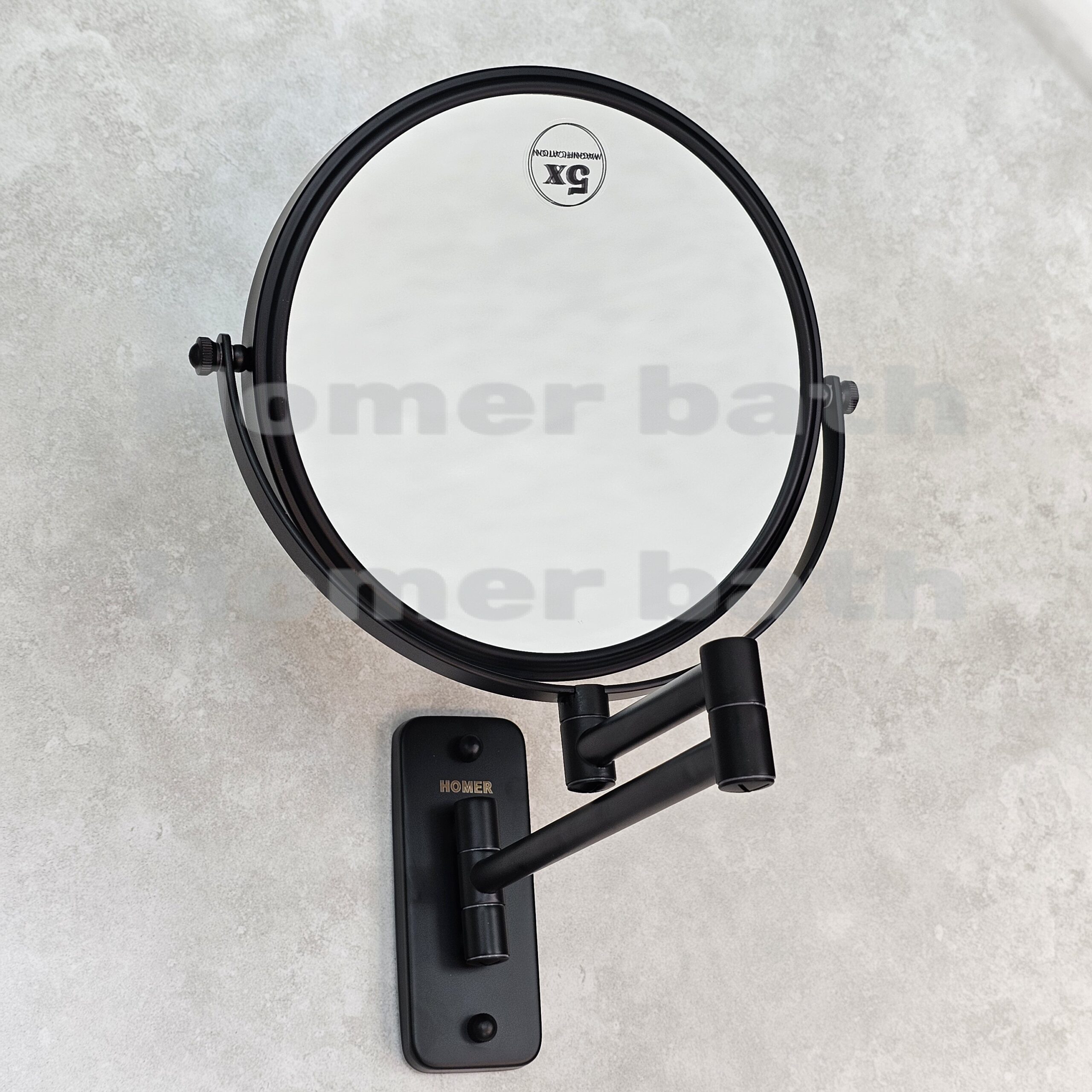 آینه اصلاح دیواری مشکی هامر