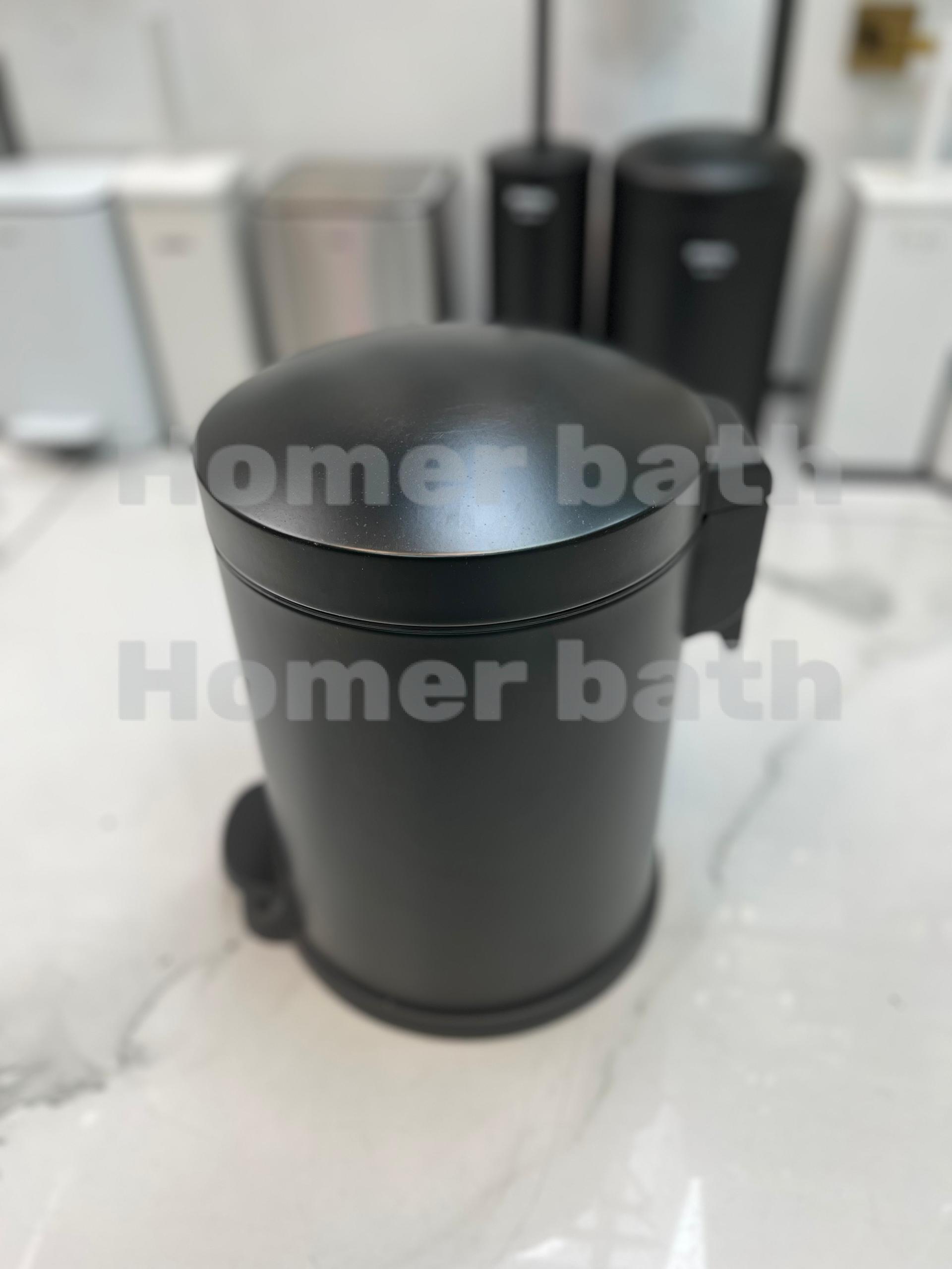 سطل-زباله-لیتری-اسمارت-مشکی-مات-آرامبند