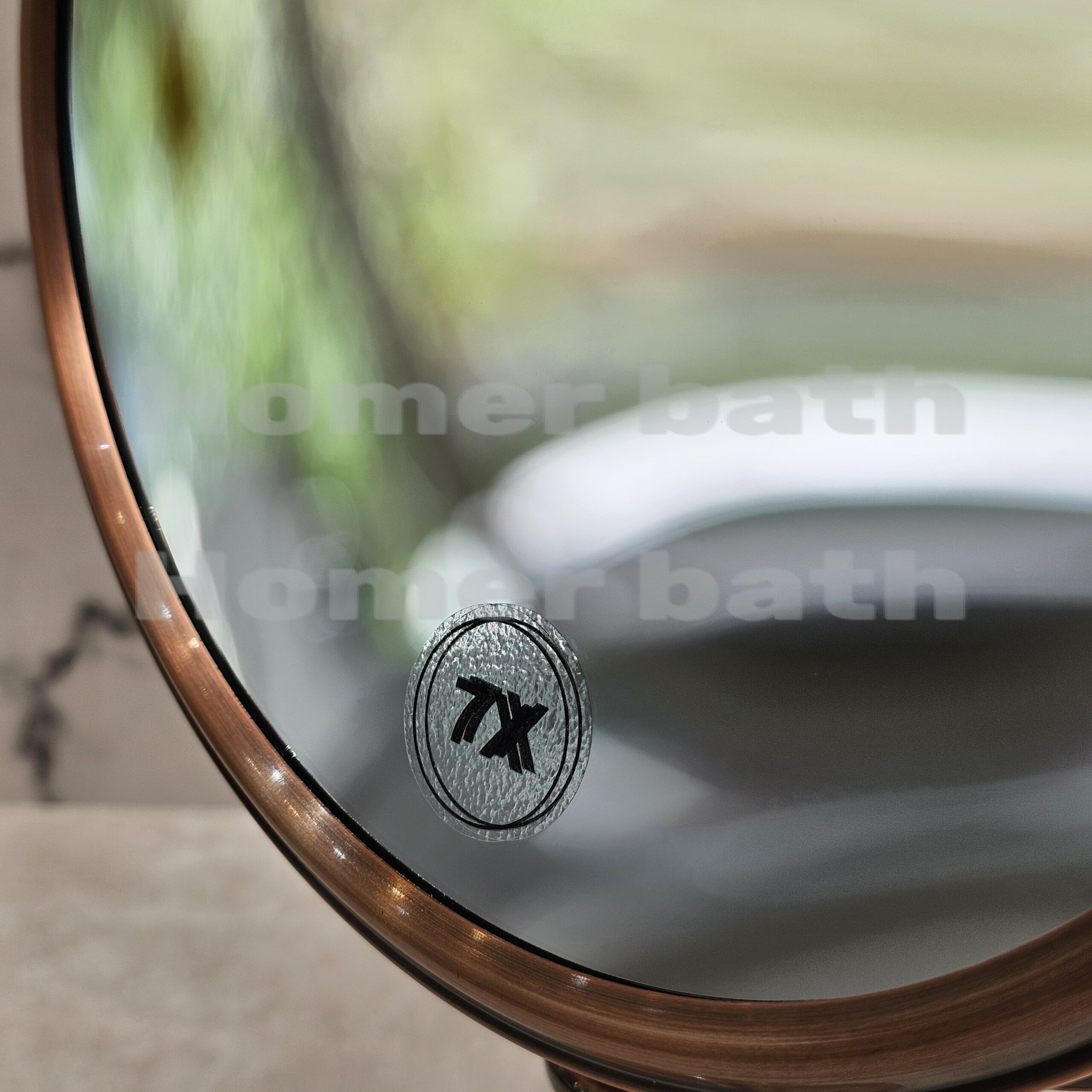 آینه-اصلاح-رومیزی-رزگلد-7x-دوطرفه