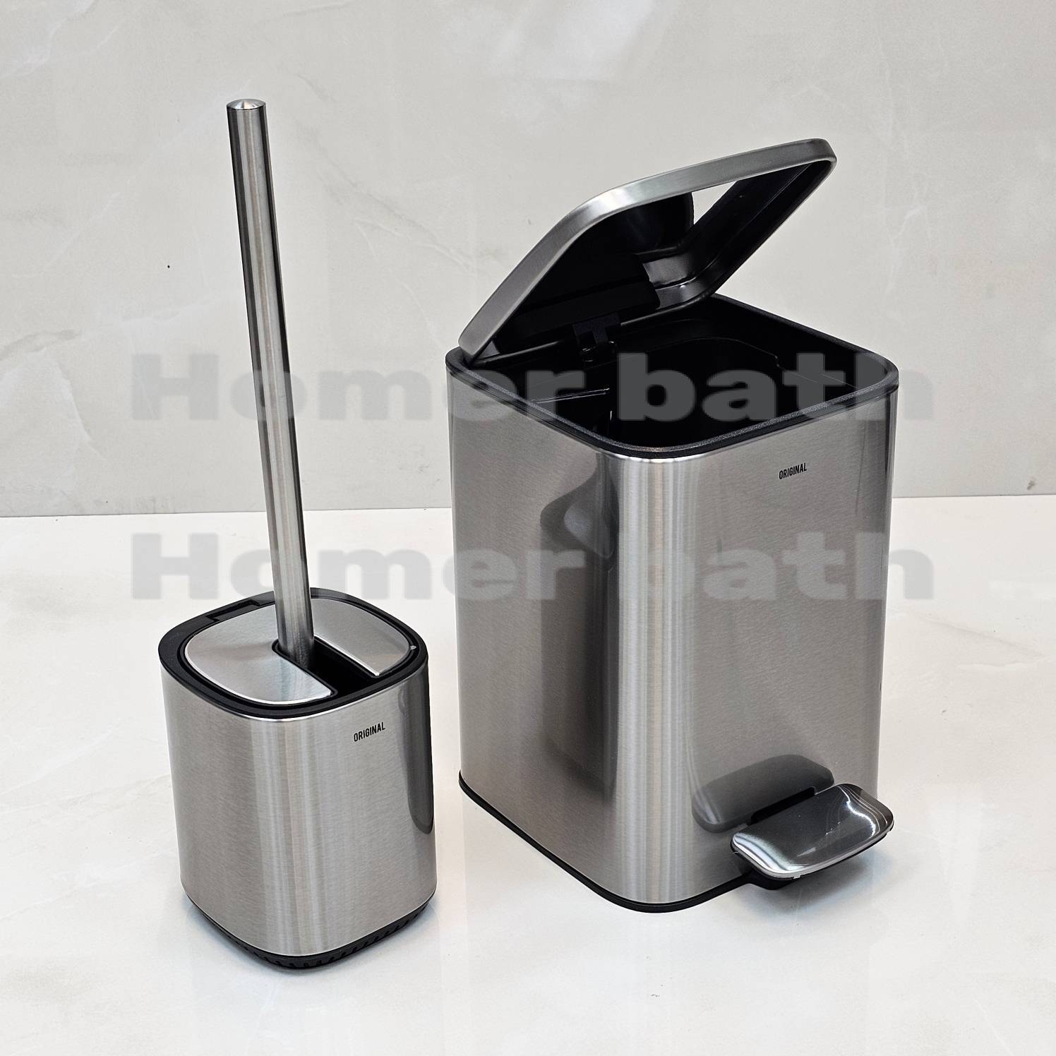 سطل-و-برس-3-لیتر-مکعبی-مات-اورجینال