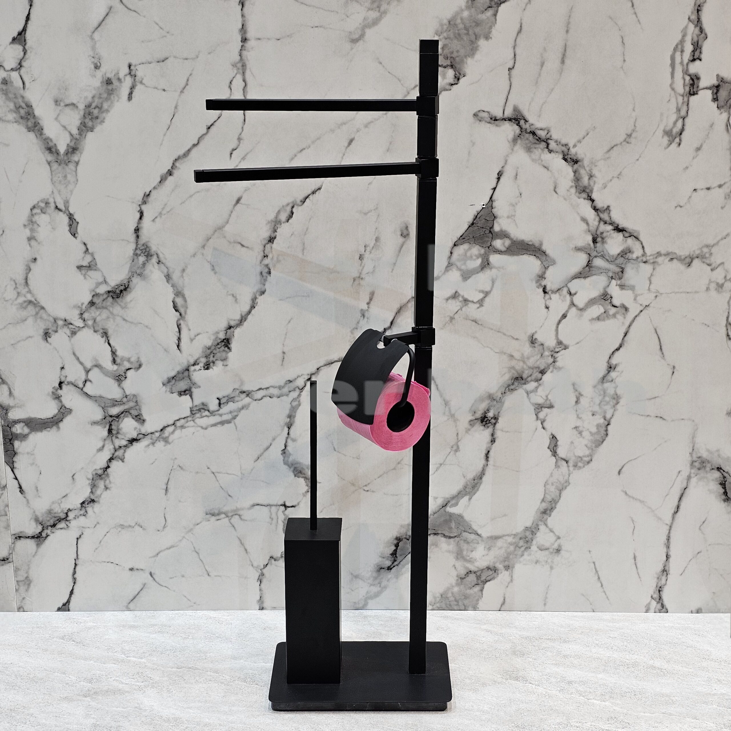 استند کیوب مشکی برس دار