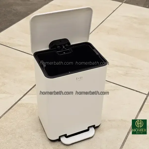 سطل ۱۲ لیتری سفید اودی مدل 1035