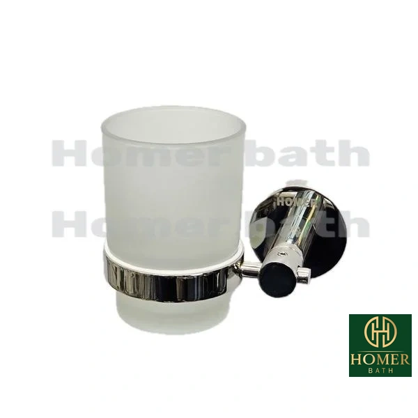 جامسواک پایه گرد کروم