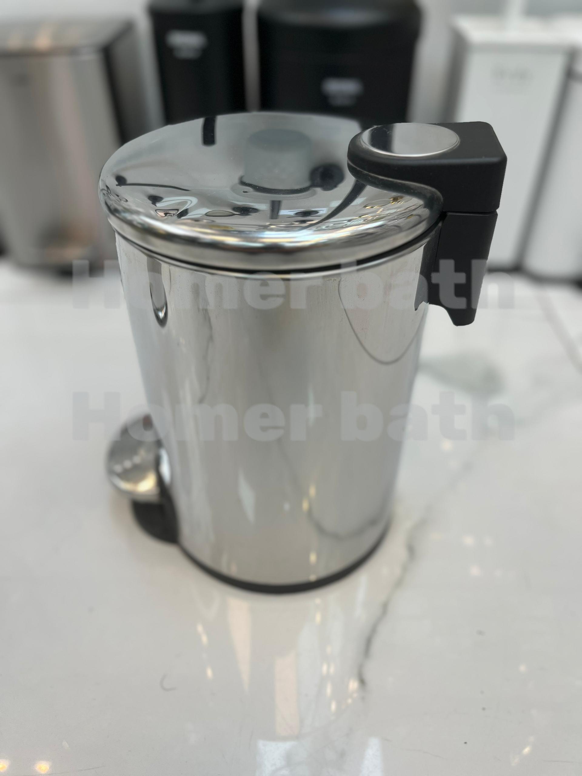 سطل-زباله-لیتری-اسمارت-کروم-براق-مدل-پدالدار-اقتصادی