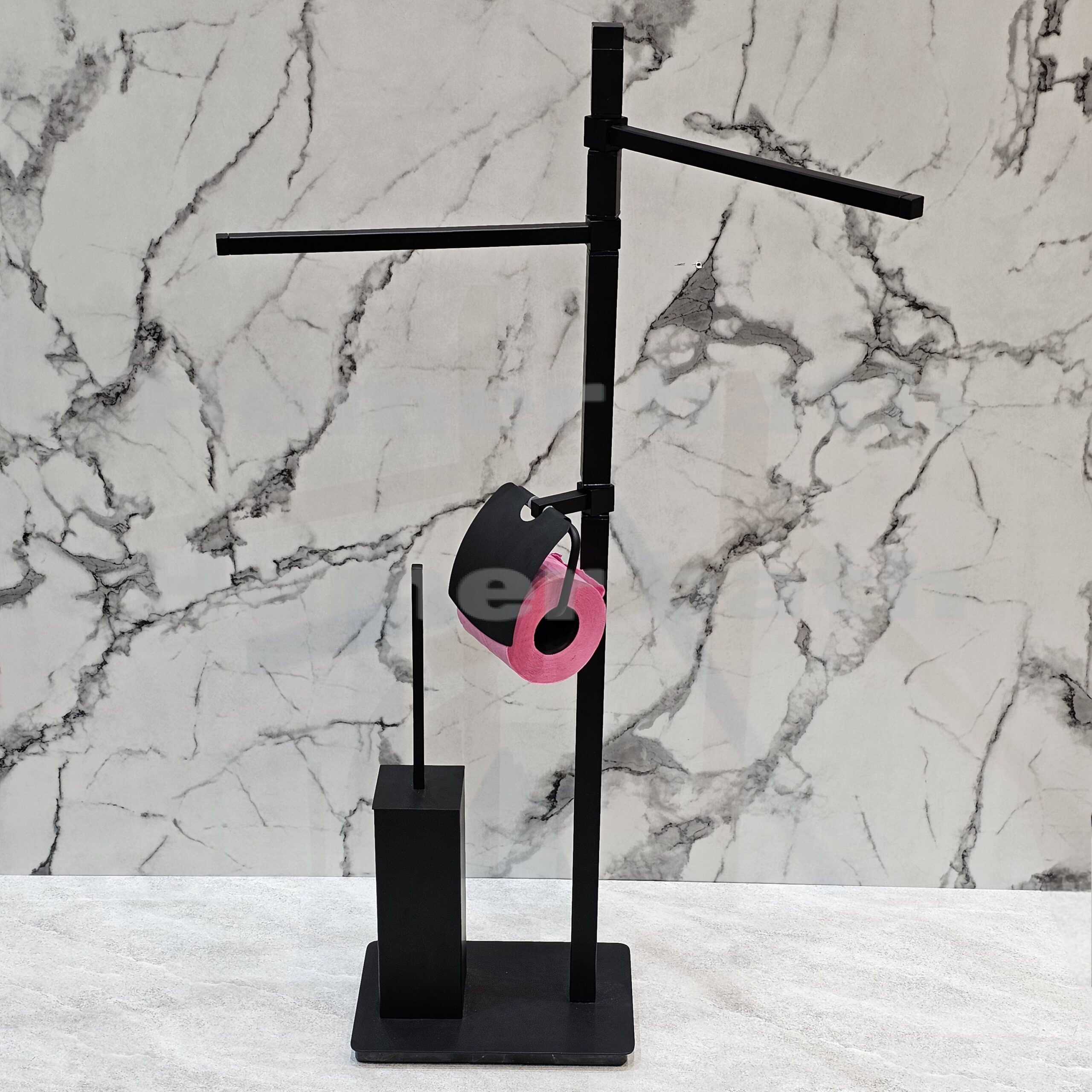 استند-کیوب-مشکی-برس-دار