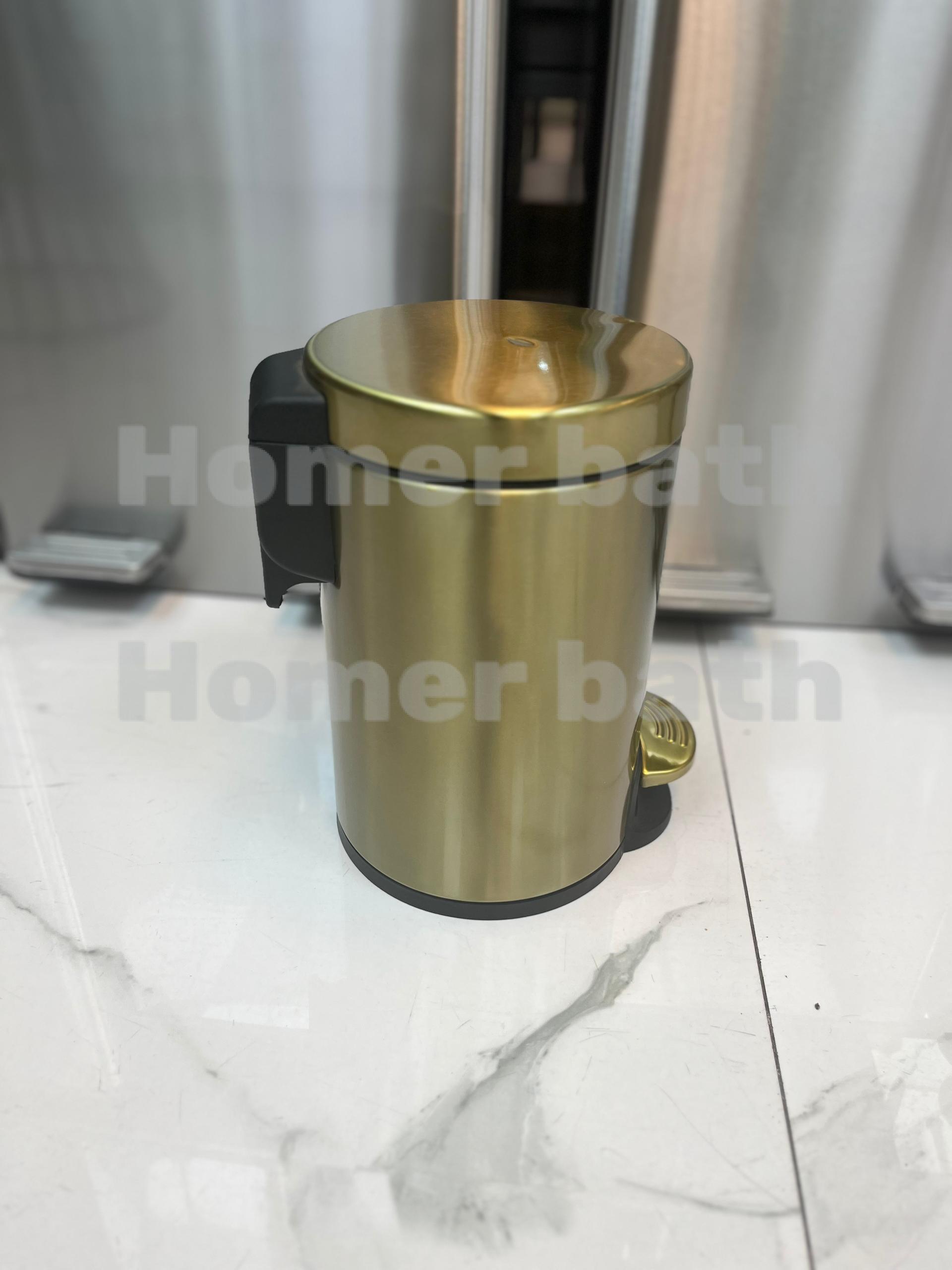 سطل-زباله-اسمارت-طلایی-مات-3-لیتر-آرامبند