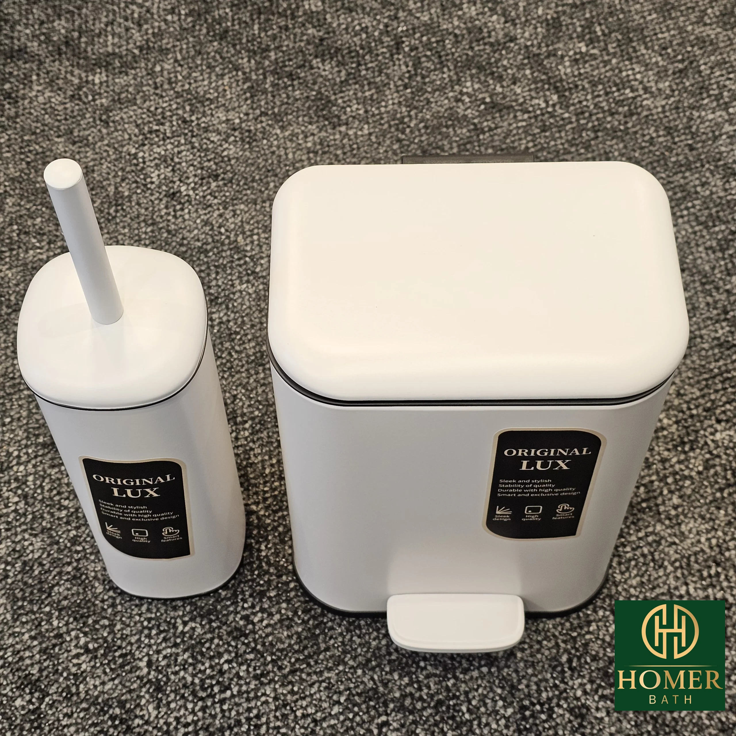 ست-سطل-و-برس-توالت-لیتری-سفید-مدل-p3-اورجینال