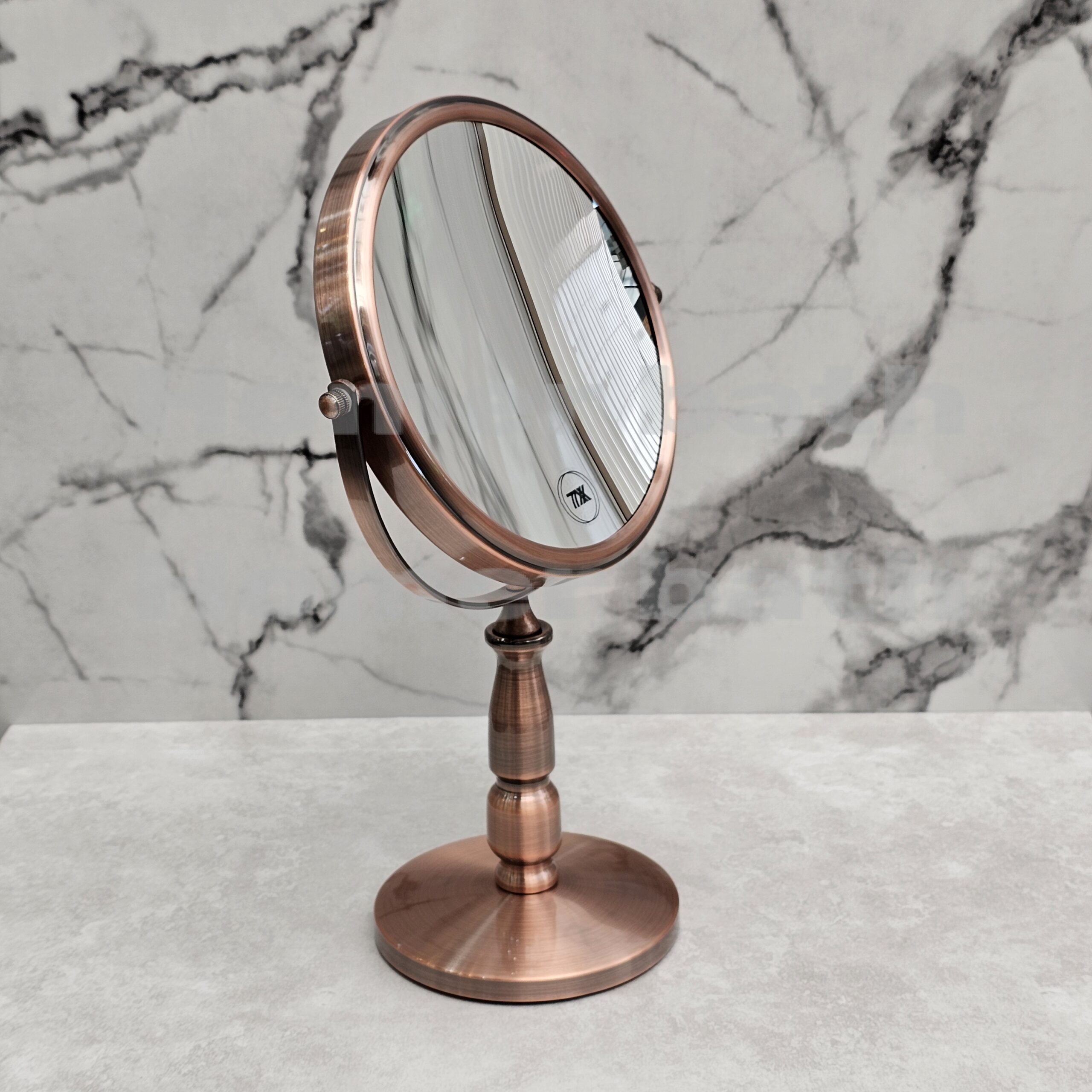 آینه اصلاح رومیزی رزگلد 7X دوطرفه