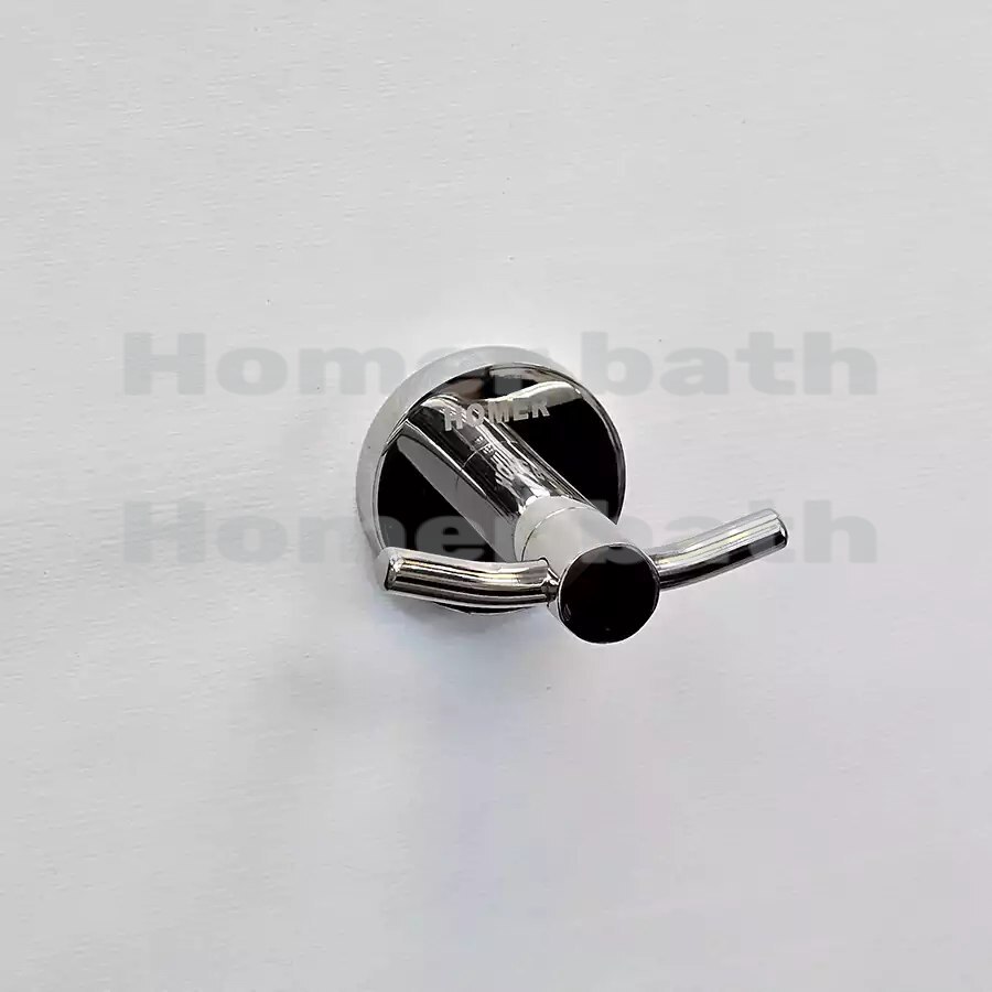 قلاب 2 شاخه کروم گرد هامر