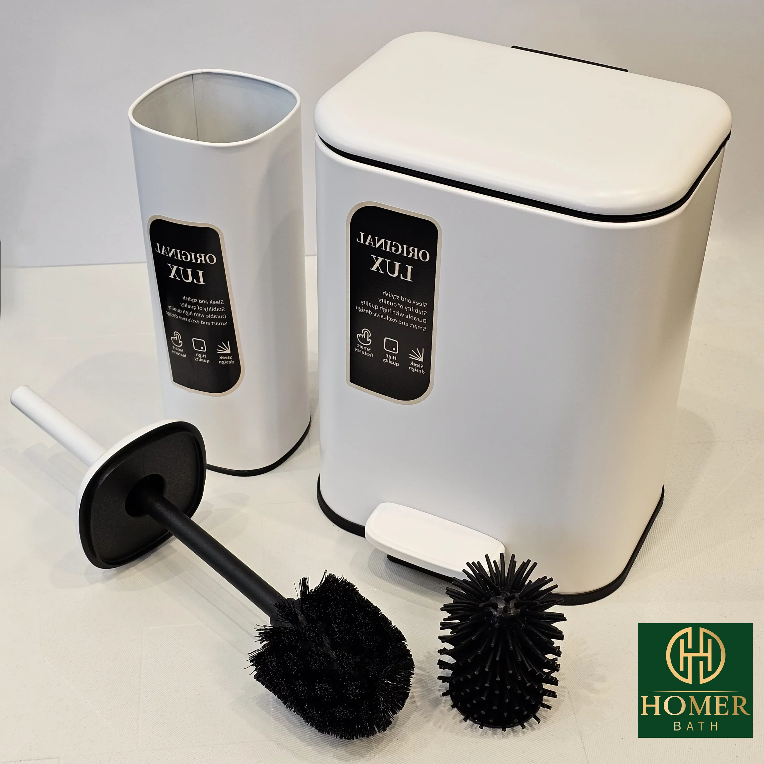 ست-سطل-و-برس-توالت-لیتری-سفید-مدل-p3-اورجینال