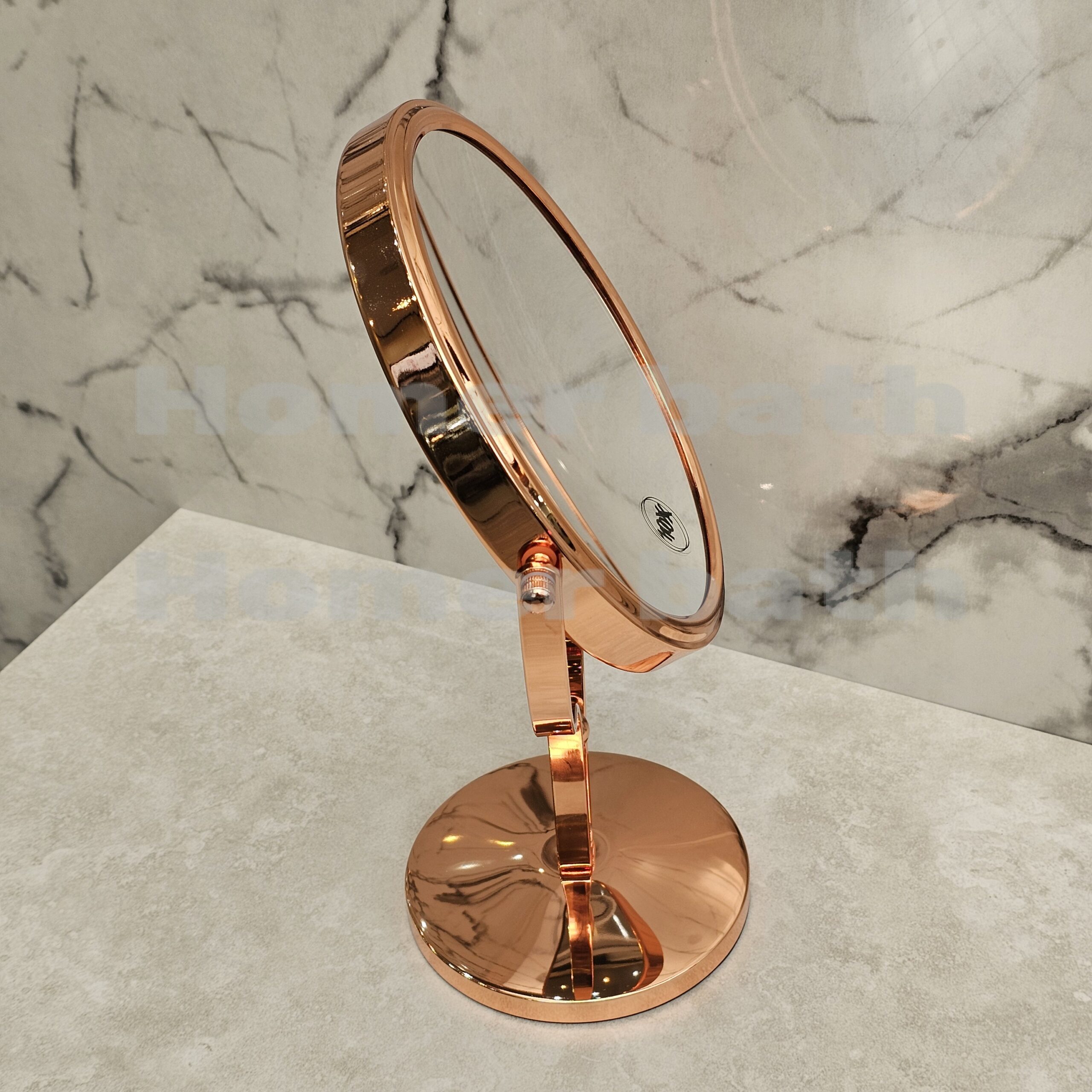 آینه-اصلاح-رومیزی-10x-رزگلد-دوطرفه