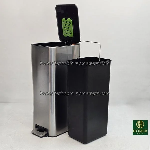 سطل 20 لیتری استیل اسلیم Evdy مدل 7708