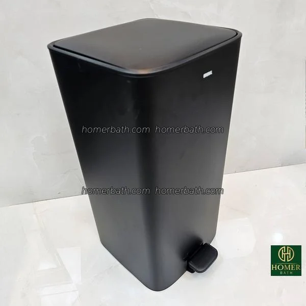 سطل 30 لیتر پدالی مشکی برند اورجینال مدل 1028