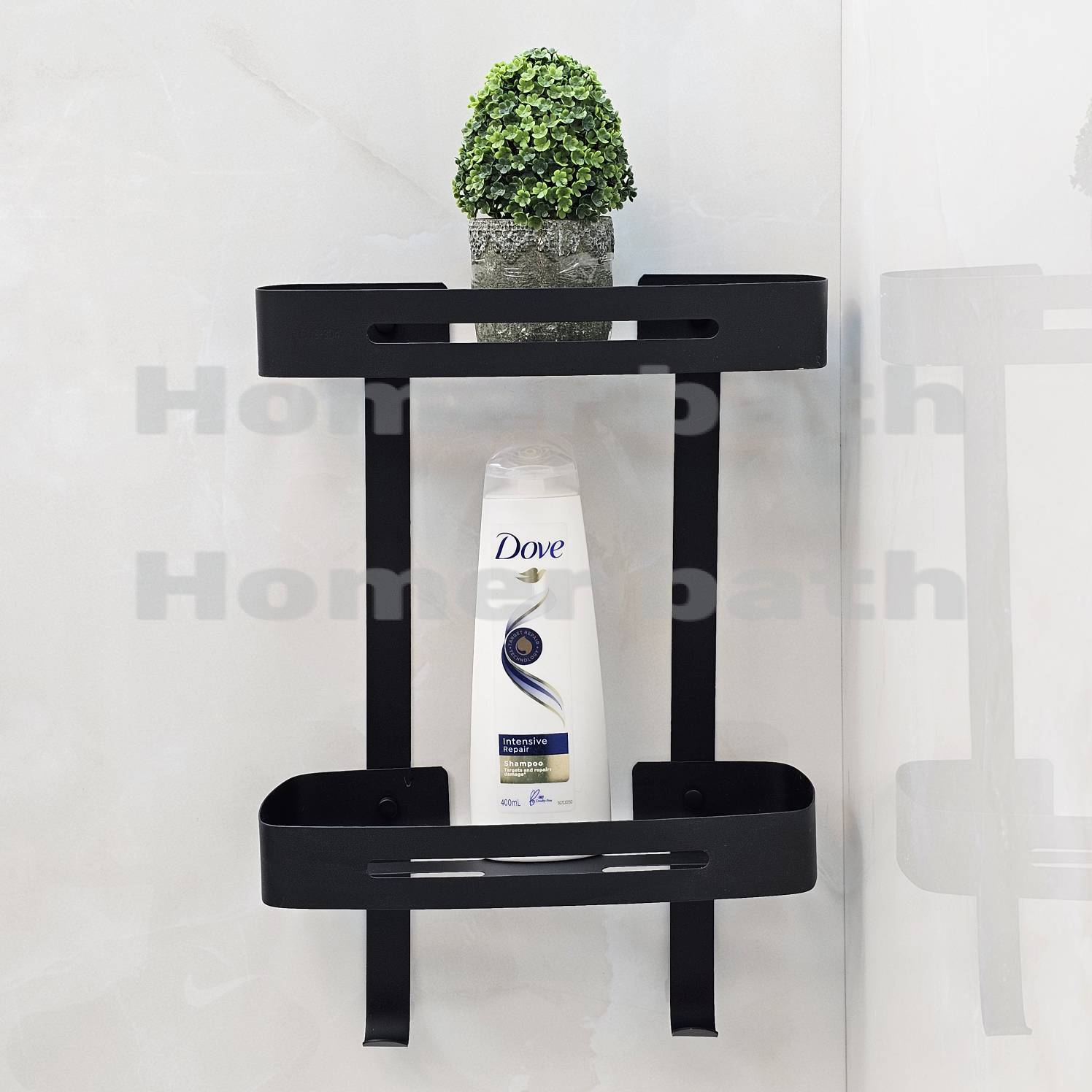 جا-شامپو-دیواری-دو-طبقه-مشکی-مدل-وسط