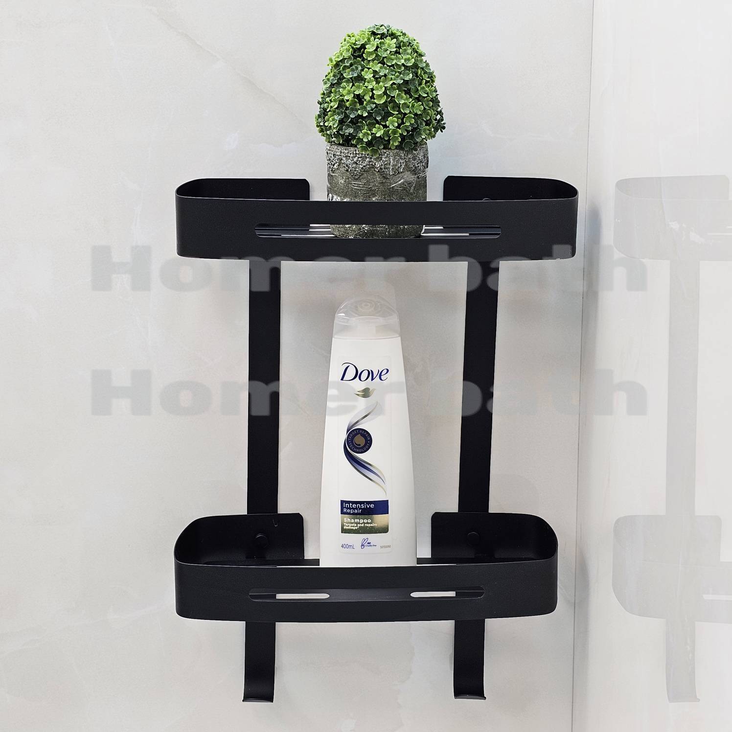 جا-شامپو-دیواری-دو-طبقه-مشکی-مدل-وسط