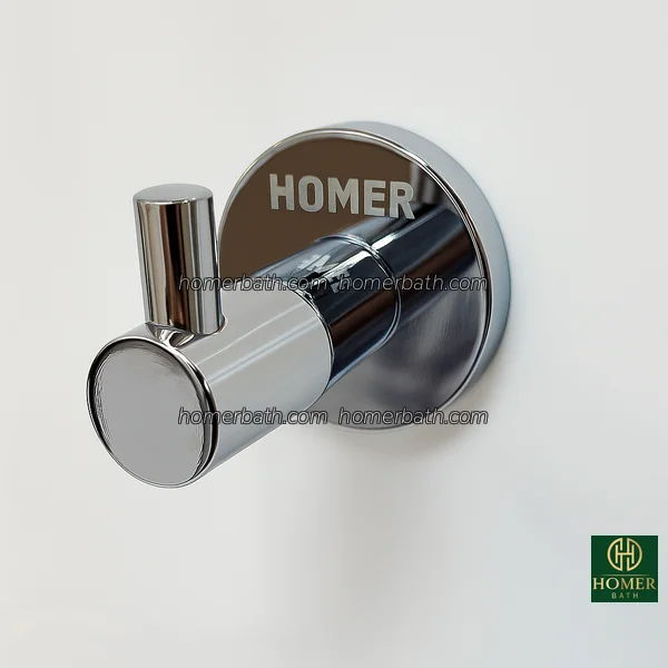 هوک تک شاخه کروم 55407