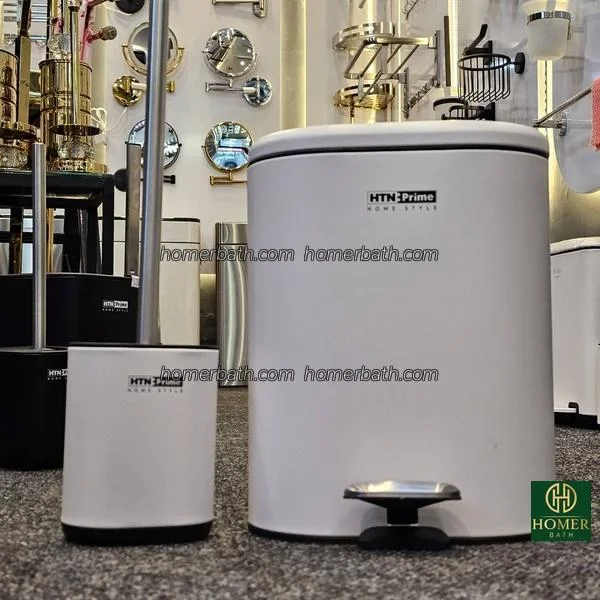 ست-سطل-و-برس-سیلیکونی-6-لیتر-سفید-htn-prime-مدل-htb037