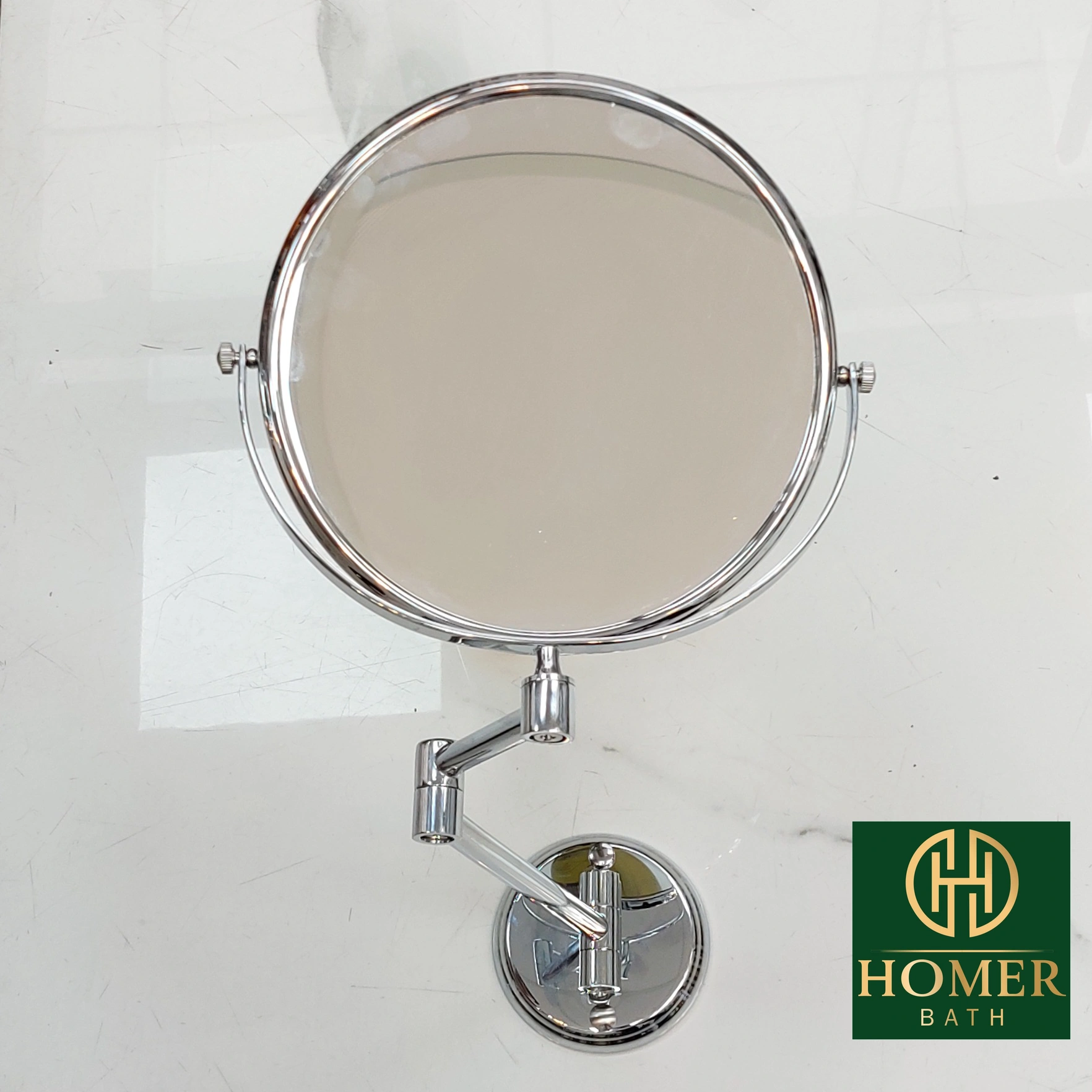 آینه میکاپ بازویی 5 برابر کروم هایشن 0112