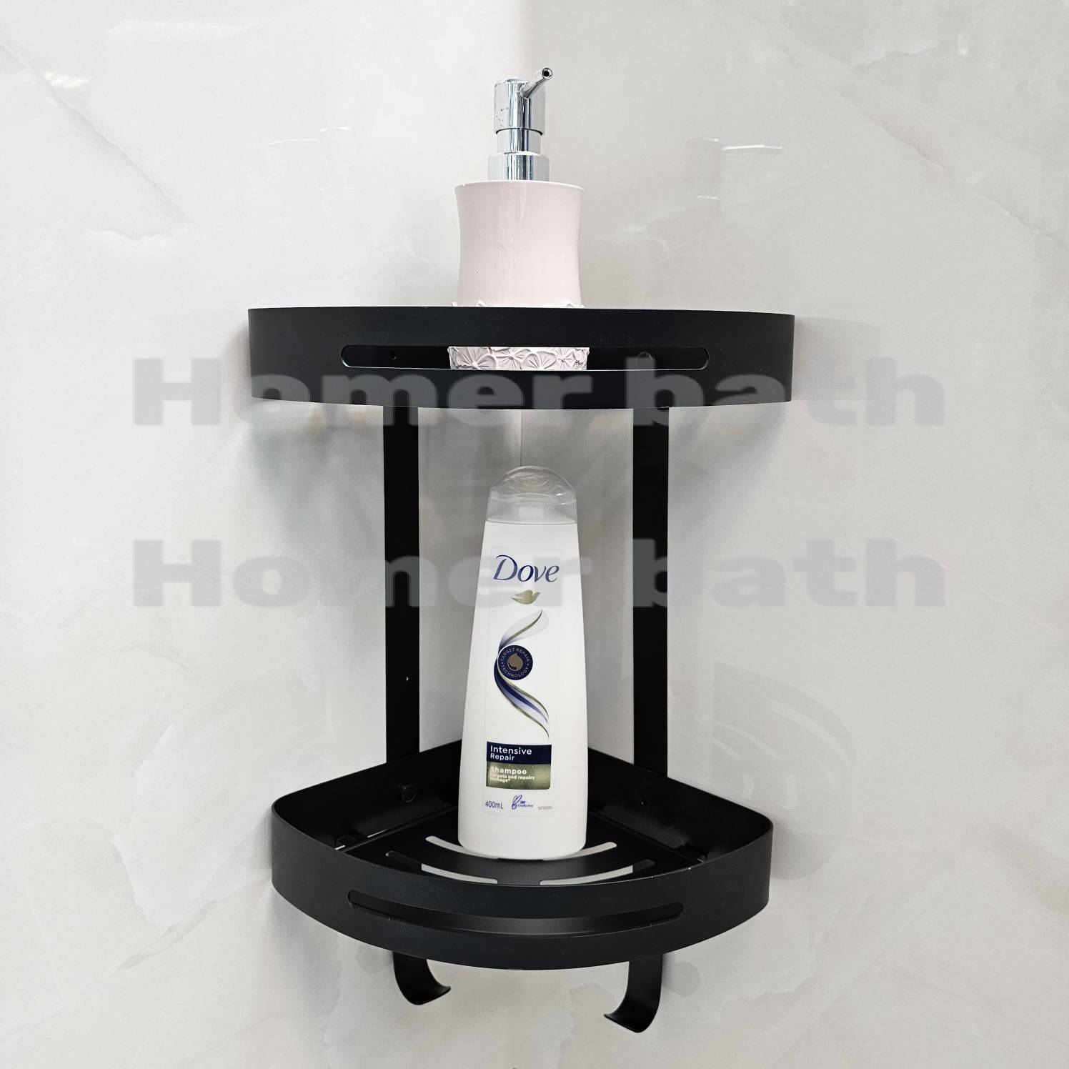 کنج 2 طبقه مشکی