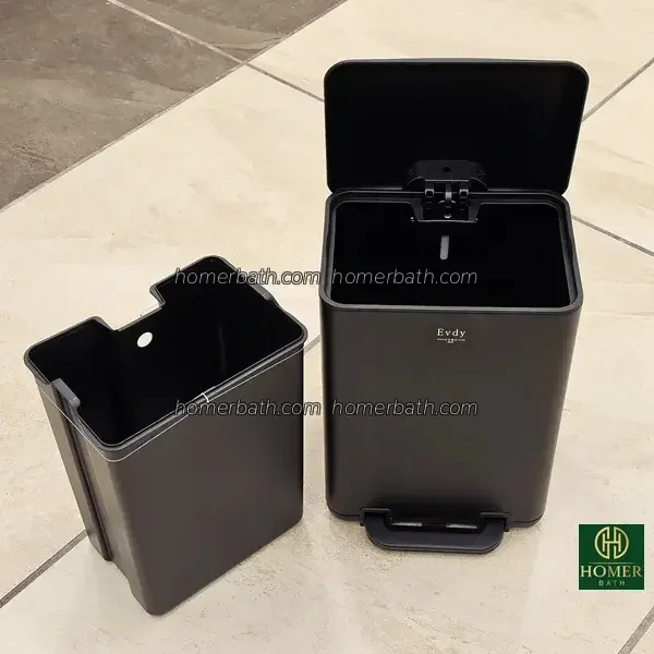 سطل ۱۲ لیتر مشکی مات اودی 1035