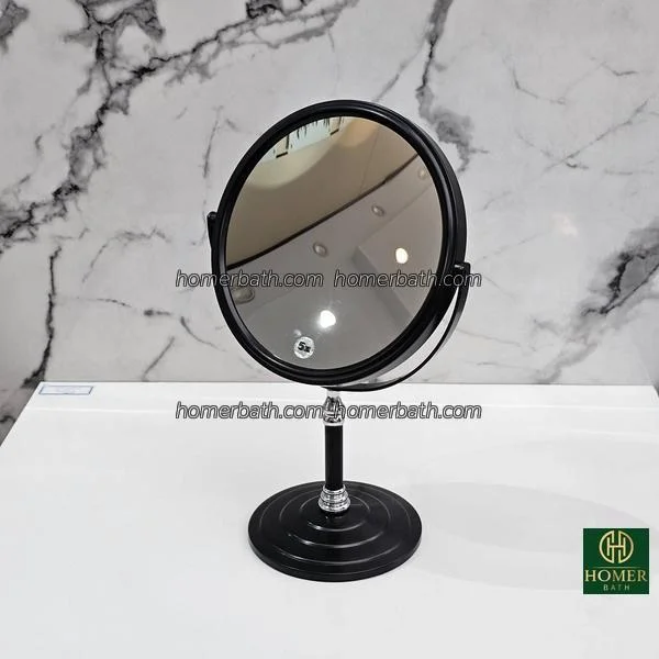 آینه میکاپ رومیزی 5 برابر مشکی